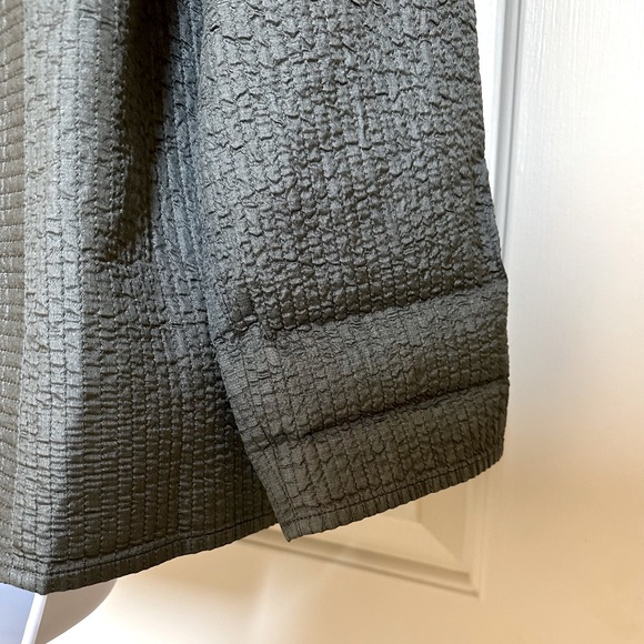 Eileen Fisher Mandarin Collared Silk Evening Jacket - Picture 6 of 9